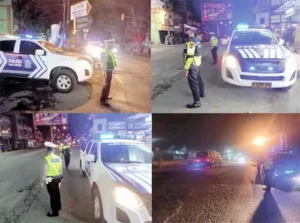 Sat Lantas Polres Langkat Polres Langkat Laksanakan Giat Patroli Blue Light