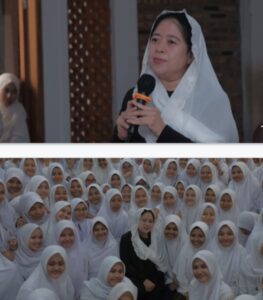 Kunjungi Ponpes Mahasina Bekasi, Puan: Santri Adalah Calon Pemimpin Indonesia 