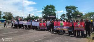 Ratusan Masa AAPD Kembali Geruduk Kantor Pemda Lampung Timur