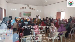 Bantuan Dana DesaTahap Akhir Di Desa Sidorahayu Kec.Waway Karya Kab.Lampung Timur