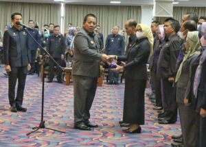 Gubernur Arinal Djunaidi Melantik dan Mengambil Sumpah Jabatan 105 Pejabat Administrator dan Pejabat Pengawas di Lingkungan Pemerintah Provinsi Lampung