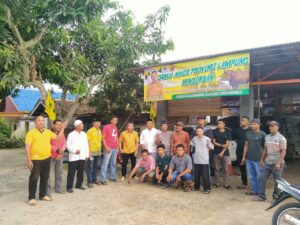 Ketua Ormas MKGR Provinsi Lampung Erwin Eka Kurniawan Berqurban