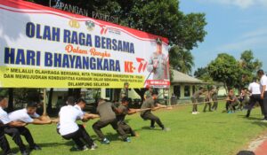 Wujudkan Sinergitas TNI_Polri Yang Solid Kodim 0421/Ls Gelar Berbagai Kegiatan Bersama Polres Lamsel