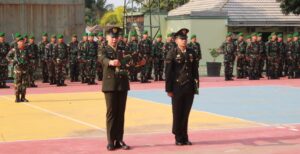 Momentum Upacara Hari Kesaktian Pancasila, Kodim 0421/LS Gelar Acara Kenaikan Pangkat Anggota