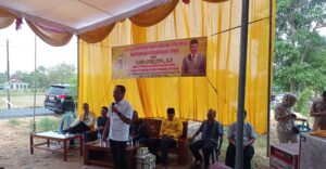 Wakil Ketua II DPRD Lampung Selatan Agus Sutanto ST Sosialisasikan IPWK Di Desa Sidoasri