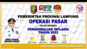 Pemerintah Provinsi Lampung Gelar Operasi Pasar Di Desa Tanjungan Kecamatan Katibung