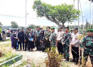 Danrem 043/Garuda Hitam Hadiri Pemakaman Militer Almarhum Koptu Suhadi Kamis, 7 Maret 2024