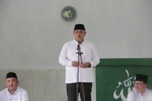 Syafari Ramadhan Bupati Lamsel  Berikan Bantuan Untuk Masjid Nurul Amal Di Desa Tri Mulyo Tabin