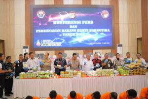 Polda Lampung Berhasil Mengungkap Kasus Tindak Pidana Narkotika  Di Area Seaport Interdiction Pelabuhan Bakauheni