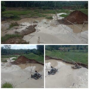 Kasi Trantip Kecamatan Waway Karya  Meminta Pihak Berwajib Segera Bertindak Terkait Tambang Pasir Di Desa Tanjung Wangi Karena Sudah Melanggar Aturan