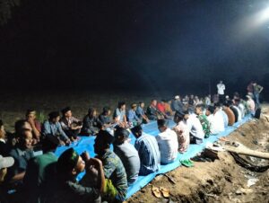 Warga Desa Budi Lestari Bersama Satgas TMMD Ke 120 TA 2024 Kodim 0421/Lamsel Gelar Syukuran Setelah 100 % Selesainya Pembangunan Jalan Sepanjang 700 Meter