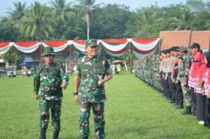 Komandan Komando Resort Militer 043/Gatam Brigjen TNI Rikas Hidayatullah, SE, MM, Tutup TMMD ke-120 Kodim 0421/LS , Apresiasi Kinerja Seluruh Stakeholder
