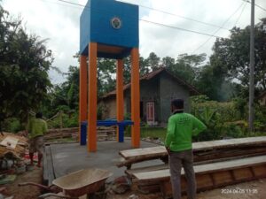 Pemdes Sidorahayu Kecamatan Waway Karya Melaksanakan Titik Nol Pembangunan Sumur Bor
