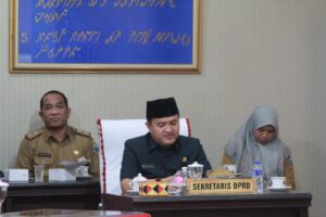 DPRD Kabupaten Lampung Selatan Menggelar Rapat Paripurna Dalam Rangka Penyampaian Nota Pengantar KUPA -PPAS Perubahan APBD
