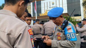 Pemeriksaan Gaktiblin Rutin Dilakukan Propam Polresta Bandar Lampung