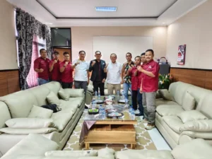 SMSI Lampung Selatan melakukan Audiensi dengan Ketua DPRD Lampung Selatan Hendry Rosyadi SH,MH