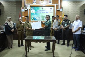 Pemerintah Kabupaten Lampung Timur Menggelar Acara Penandatanganan NPHD Pengamanan Pilkada