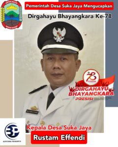 Pemerintah Desa Suka Jaya Kecamatan Katibung Mengucapkan “Selamat Ulang Tahun Bhayangkara ke-78”