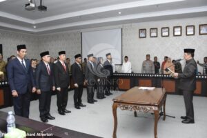 Pj Bupati Tulang Bawang Barat Melantik 7 Pejabat Pimpinan Tinggi Pratama