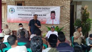M Akyas kembali menggelar Sosialiasasi Peraturan Daerah (Sosper) Nomor: 3 tahun 2020