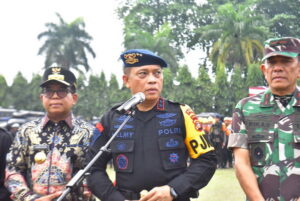 Menyambut Pemilihan Kepala Daerah Polda Lampung Siapkan 1.008 Personel Power On Hand Kapolda