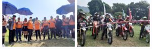 Bupati Pesawaran Melepas  Peserta Dalam Perhelatan Pesawaran Trail Adventure