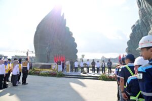 Presiden Joko Widodo Meresmikan Taman Kusuma Bangsa yang Terletak di Kawasan Ibu Kota Nusantara (IKN)