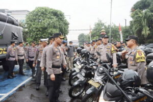 Polresta Bandar Lampung Cek Kesiapan Sarpras Jelang Pilkada 2024