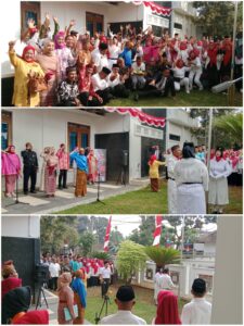 IKASAGA Semangat Memeriahkan HUT RI Ke 79 Dengan Melaksanakan Upacara Dan Bagikan Telur Matang