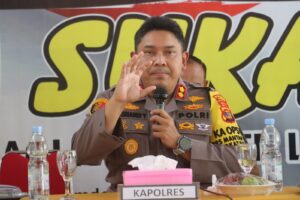 Kapolres Lampung Selatan Beserta  Forkopimda Menggelar Forum Silaturahmi Kamtibmas  di Balai Desa Suka Pura