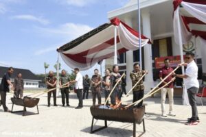 Pemkab Tubaba Menghadiri Kegiatan Pemusnahan Barang Bukti yang Berkekuatan Hukum Tetap