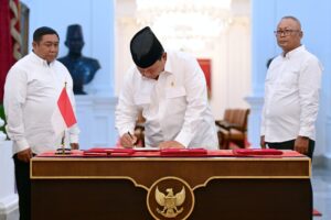 Presiden Prabowo Subianto Tandatangani PP Tentang Penghapusan Piutang