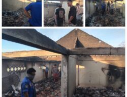 Camat Tegineneng Segera Lakukan Upaya Sterilisasi di Lokasi Kebakaran di Ponpes Al Hidayah