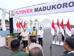Presiden Prabowo Subianto Meresmikan Flyover Madukoro di Kota Semarang