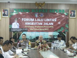 Polres Pringsewu Bersama Instansi Terkait Gelar Rapat Lalulintas Dan Angkutan Jalan Nataru