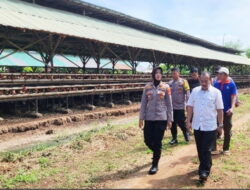 Kapolsek Jati Agung IPTU Olivia Jeniar Melaksanakan Patroli Dialogis di Desa Gedung Agung
