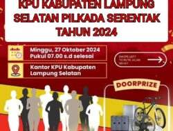 Jalan Sehat KPU Kabupaten Lampung Selatan Pilkada Serentak Tahun 2024