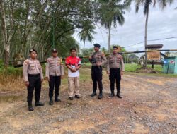 Patroli di Area PT Huma Indah Mekar untuk Jaga Keamanan