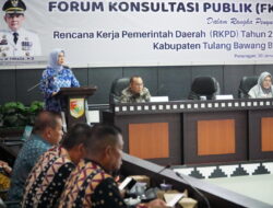 Tubaba : Forum Konsultasi Publik Dalam Penyusunan RKPD Tahun 2026