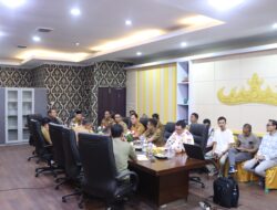 Pj. Sekretaris Daerah Memimpin Acara Presentasi Terkait Event Wisata Kuliner di Tugu Canang Gunung Sugih