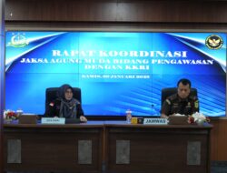 Rapat Koordinasi antara Jaksa Agung Muda Bidang Pengawasan (JAM PENGAWASAN) dan Komisi Kejaksaan RI, Terkait Tindak Lanjut MoU dan Laporan Pengaduan