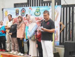 Perkenalkan Program Kebiasaan Anak Hebat, Organisasi Mitra PAUD Kota Metro Menggelar Kegiatan Senam Bersama