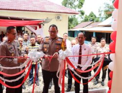 Kapolres Lampung Barat AKBP Rinaldo Aser SH SIK MSI Resmikan Gedung Restorative Justice