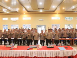 Monev Mabes Polri Kunjungi Polres Lamteng Terkait Ketahanan Pangan dan Pengawasan Senpi