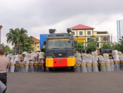 Polresta Bandar Lampung Gelar Latihan Dalmas