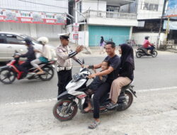 Operasi Keselamatan Polres Pringsewu Tindak Ribuan Pelanggar dan Dan Tangani Satu Kasus Kecelakaan