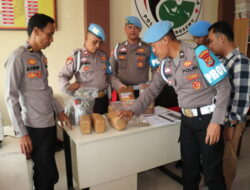 Seksi Profesi dan Pengamanan Polres Pringsewu Laksanakan Pengecekan Barang Bukti Sitaan