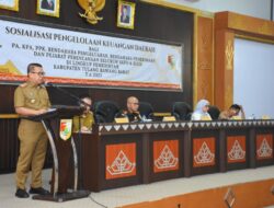 Pj Sekda Perana Buka Sosialisasi Pengelola Keuangan Daerah di Lingkup Pemkab Tubaba