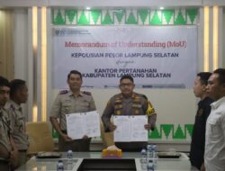 Cegah Sengketa Tanah, Polres Lampung Selatan dan BPN Tandatangani MoU