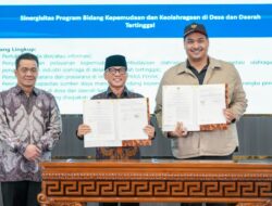 Menpora Dito dan Mendes Yandri Teken Nota Kesepahaman Sinergitas Program